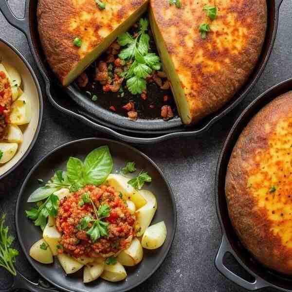 Зразы картофельные с мясом